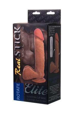 Ротатор-мулат TOYFA RealStick Elite Mulatto - 21 см. 