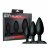 Набор из 3 черных анальных втулок NEXUS BUTT PLUG TRIO SET 