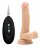 Телесный вибратор-реалистик Vibrating Realistic Cock 7&quot; With Scrotum - 18 см. 