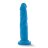 Голубой реалистичный фаллоимитатор на присоске NEO 7.5INCH DUAL DENSITY COCK - 17 см. 