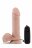 Телесный вибратор THE GOALIE 8INCH DILDO  - 20,3 см. 