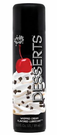 Лубрикант Wet Desserts Whipped Cream с ароматом взбитых сливок - 89 мл. 