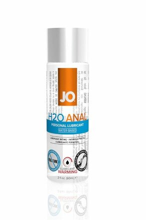 Анальный согревающий лубрикант на водной основе JO Anal H2O Warming - 60 мл. 