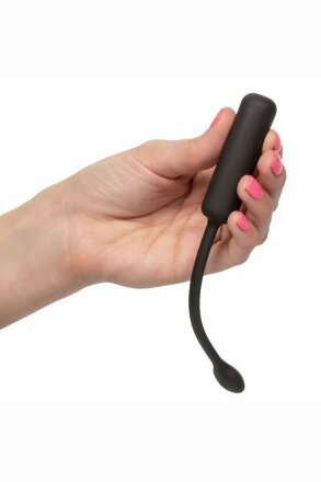 Черное виброяйцо с браслетом-пультом Wristband Remote Petite Bullet 