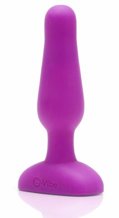 Анальная вибропробка NOVICE REMOTE CONTROL PLUG FUCHSIA - 10,2 см. 