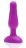 Анальная вибропробка NOVICE REMOTE CONTROL PLUG FUCHSIA - 10,2 см. 