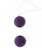 Фиолетовые вагинальные шарики VIBRATONE DUO BALLS PURPLE BLISTERCARD 