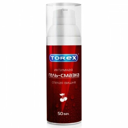 Гель-смазка на водной основе Torex &quot;Спелая вишня&quot; - 50 мл. 
