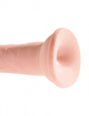 Телесный фаллоимитатор на присоске 8&quot; Triple Density Cock - 24,1 см. 