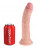 Телесный фаллоимитатор на присоске 8&quot; Triple Density Cock - 24,1 см. 