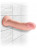 Телесный фаллоимитатор на присоске 8&quot; Triple Density Cock - 24,1 см. 