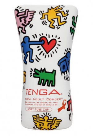 Мастурбатор-туба Keith Haring Soft Tube CUP 