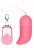 Розовое виброяйцо Vibrating G-spot Egg medium с пультом ДУ 