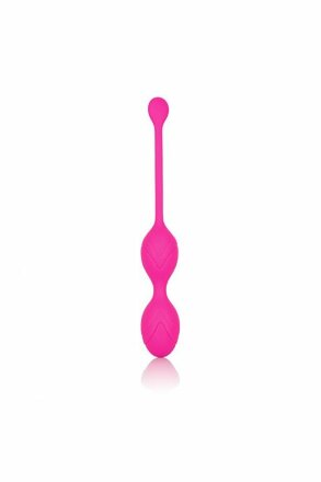 Розовые вагинальные шарики с ДУ и функцией памяти Remote Dual Motor Kegel System 