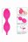 Розовые вагинальные шарики с ДУ и функцией памяти Remote Dual Motor Kegel System 