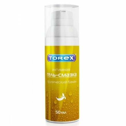 Гель-смазка на водной основе Torex &quot;Тропический банан&quot; - 50 мл. 