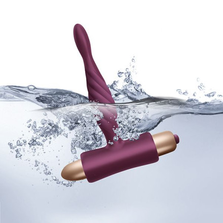 Фиолетовая анальная пробка Climaximum Pharos - 11,2 см. 