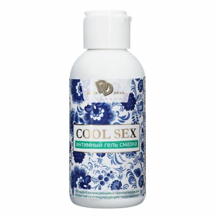 Интимная гель-смазка COOL SEX с легким пролонгирующим эффектом - 100 мл. 
