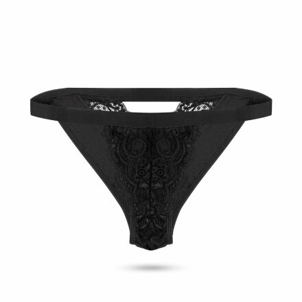 Кружевные трусики-танга с виброэлементом Remote Control Vibrating Tanga 