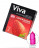 Цветные презервативы VIVA Color&amp;Aroma с ароматом клубники - 3 шт. 