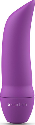 Фиолетовая вибропуля Bmine Basic Curve - 7,6 см. 