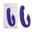 Фиолетовый вибратор G-Spot Dual Stimulator with Rolling Ball - 17,1 см. 