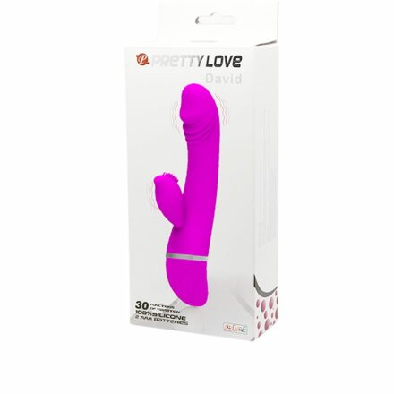 Вибратор Pretty Love David - 18,5 см. 