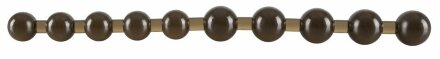 Чёрные анальные бусы Anal Pearls Black - 27,5 см. 
