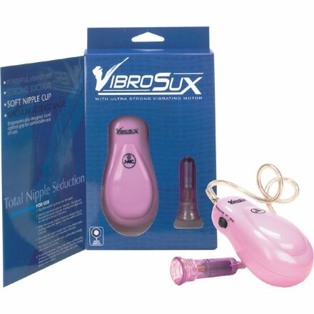 Розовый вибростимулятор для сосков VibroSux 