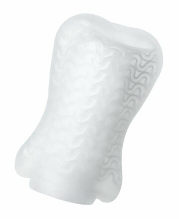 Белый мастурбатор A-Toys Pocket Wavy 
