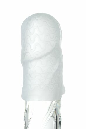 Белый мастурбатор A-Toys Pocket Wavy 