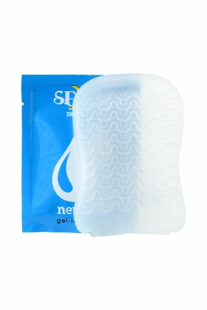 Белый мастурбатор A-Toys Pocket Wavy 
