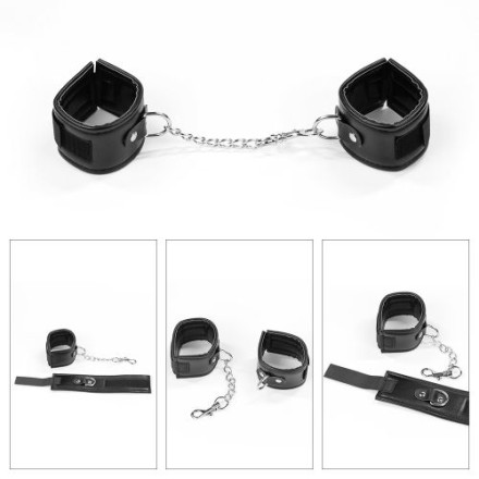 БДСМ-набор Deluxe Bondage Kit: маска, вибратор, наручники, плётка 