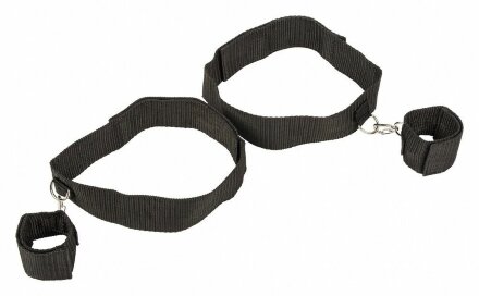 Оковы на цепочке Bondage Collection Thigh and Wrist Cuffs 