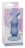 Голубая анальная пробка Waved Anal Plug Blue - 11 см. 