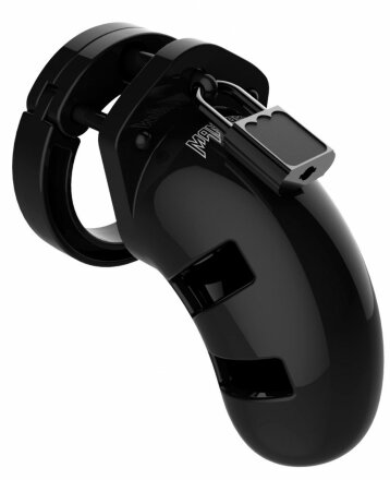 Черный мужской пояс верности Model 01 Chastity 