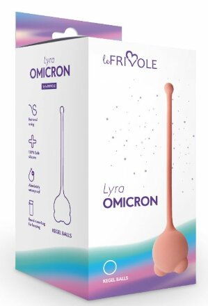 Персиковый вагинальный шарик Omicron 