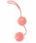 Вагинальные мягкие шарики MARBILIZED DUO BALLS PINK 