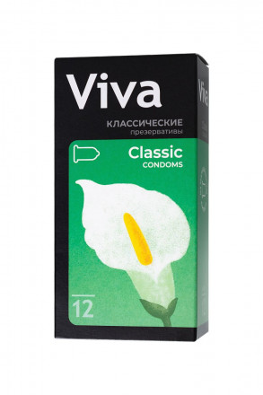 Классические презервативы VIVA Classic - 12 шт. 