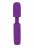 Фиолетовый мини-вибратор POWER TIP JR MASSAGE WAND 