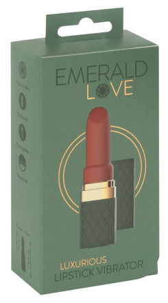 Зеленый вибратор-помада Luxurious Lipstick Vibrator 