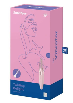 Нежно-розовый точечный стимулятор Twirling Delight 