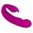Розовый вибратор G-Spot Dual Stimulator with Rolling Ball - 17,1 см. 