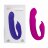 Розовый вибратор G-Spot Dual Stimulator with Rolling Ball - 17,1 см. 