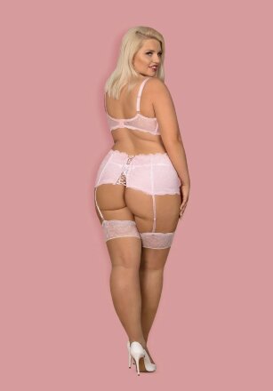 Восхитительный комплект нижнего белья Girlly с поясом для чулок 