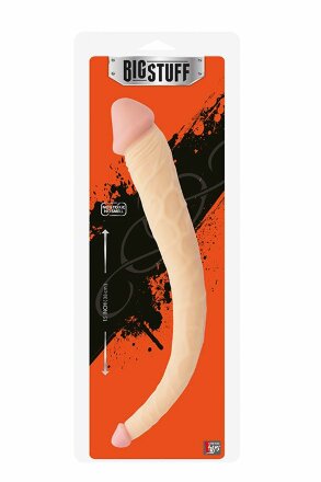 Двусторонний фаллоимитатор BIGSTUFF DOUBLE DONG - 38 см. 