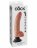 Телесный виброфаллос со съемной присоской 9&quot; Vibrating Cock with Balls - 22,9 см. 