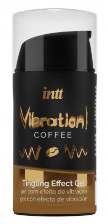 Жидкий интимный гель с эффектом вибрации Vibration! Coffee - 15 мл. 
