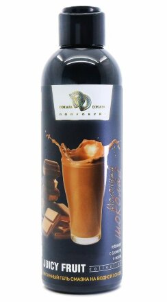 Интимный гель-смазка JUICY FRUIT с ароматом молочного шоколада - 200 мл. 