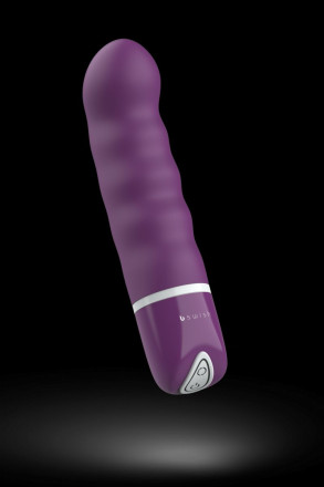 Фиолетовый мини-вибратор Bdesired Deluxe Pearl - 15,3 см. 